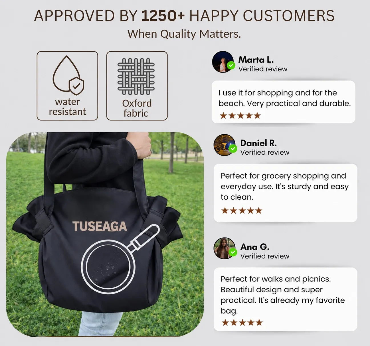 The TUSEAGA Bag - Endless Uses